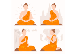 Buddhistのイラスト