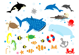 aquariumのイラスト