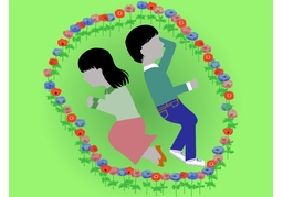 aroundのイラスト
