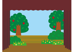 backdropのイラスト