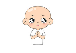 baldのイラスト
