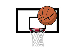 basketballのイラスト