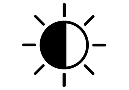 brightnessのイラスト