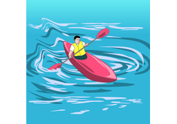 canoeのイラスト