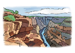 canyonのイラスト