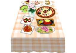 cateringのイラスト