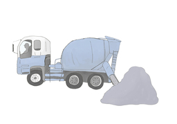 cementのイラスト