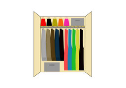 closetのイラスト