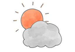 cloudyのイラスト