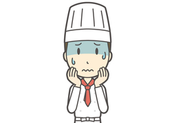 concernedのイラスト