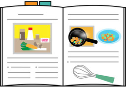 cookbookのイラスト