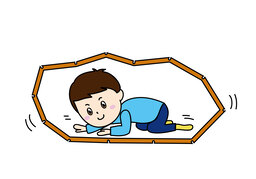 crawlのイラスト