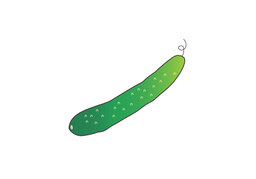 cucumberのイラスト