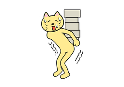 cumbersomeのイラスト