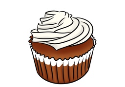 cupcakeのイラスト
