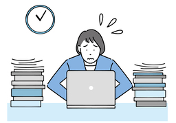 deadlineのイラスト