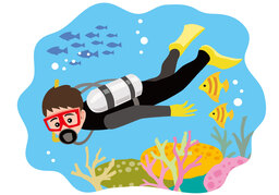 diverのイラスト