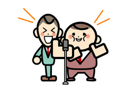 entertainingのイラスト