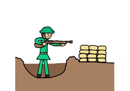 entrenchのイラスト