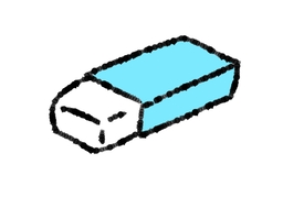 eraserのイラスト