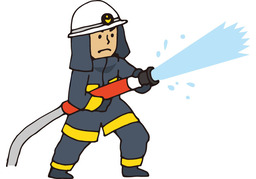 firefighterのイラスト