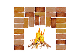 fireplaceのイラスト