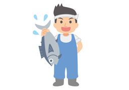 fishermanのイラスト