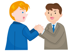 friendlyのイラスト