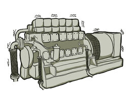 generatorのイラスト