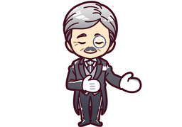 gentlemanのイラスト