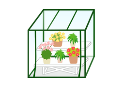 greenhouseのイラスト