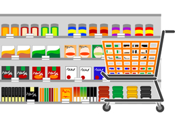 groceryのイラスト