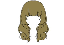 hairのイラスト