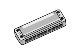 harmonicaのイラスト