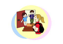 homestayのイラスト