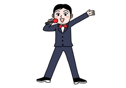 hostのイラスト
