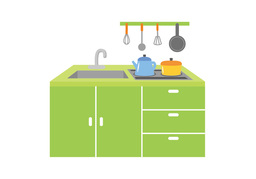 kitchenのイラスト