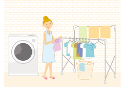 laundryのイラスト