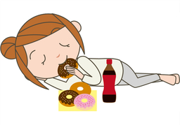 lazyのイラスト