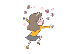 optimisticのイラスト