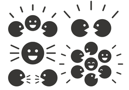 outgoingのイラスト