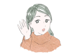 overhearのイラスト