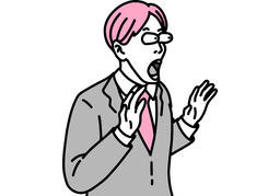 overreactのイラスト