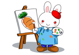 paintingのイラスト