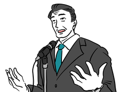 politicianのイラスト