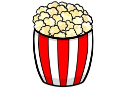 popcornのイラスト
