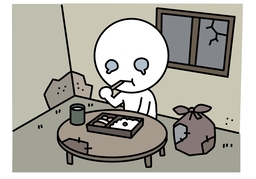povertyのイラスト