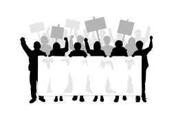 protestのイラスト