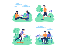 recreationalのイラスト