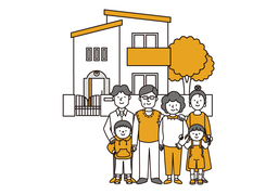 residentialのイラスト